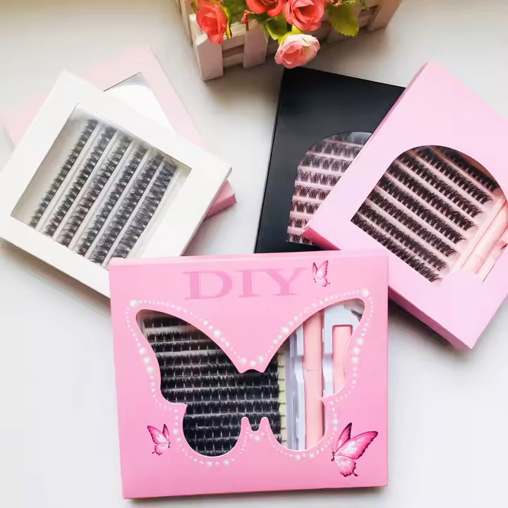 DIY DIY LASH Extension Kit Professional Результаты дома