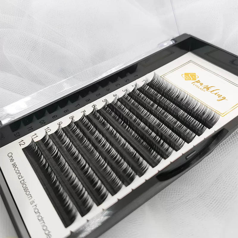 Наращивание ресниц D Curl 15-20mm Mixed Tray Silk Classic Lash Индивидуальное наращивание ресниц