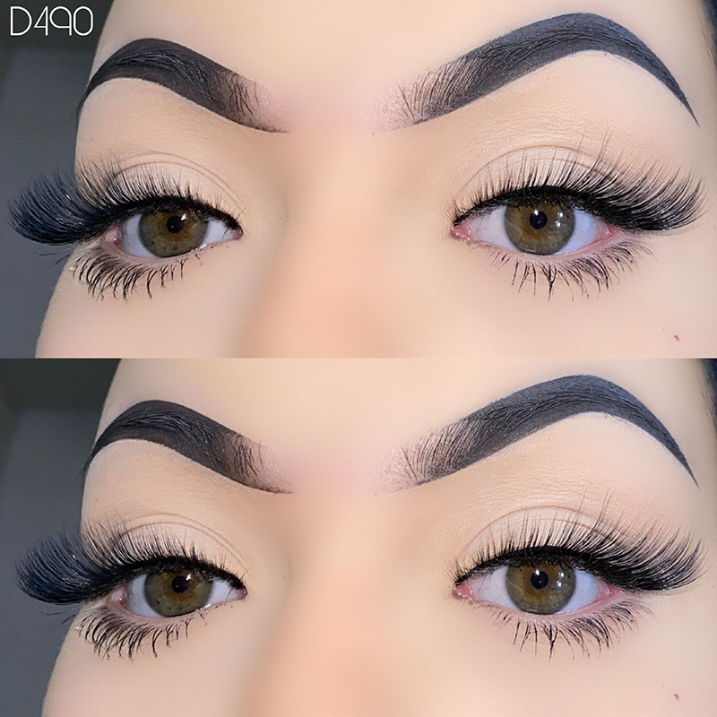 Пушистые ресницы Fox Eye Lashes Тонкие ресницы «кошачий глаз»