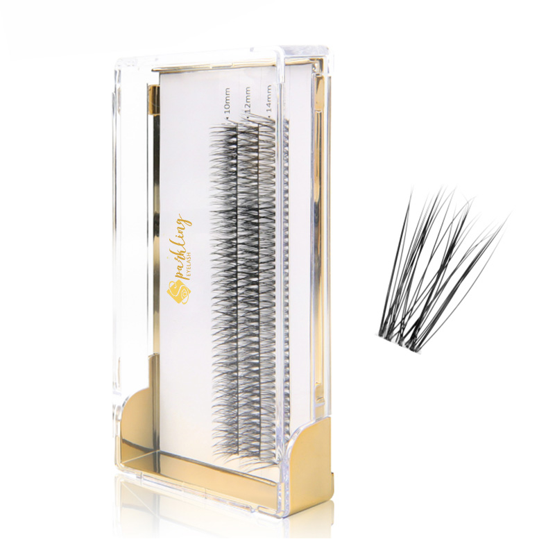 Естественно выглядящие сегментные ресницы Clear Thin Band DIY Eyelash